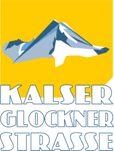 Logo mit weißer Schrift der Kalser Glocknerstraße in Osttirol